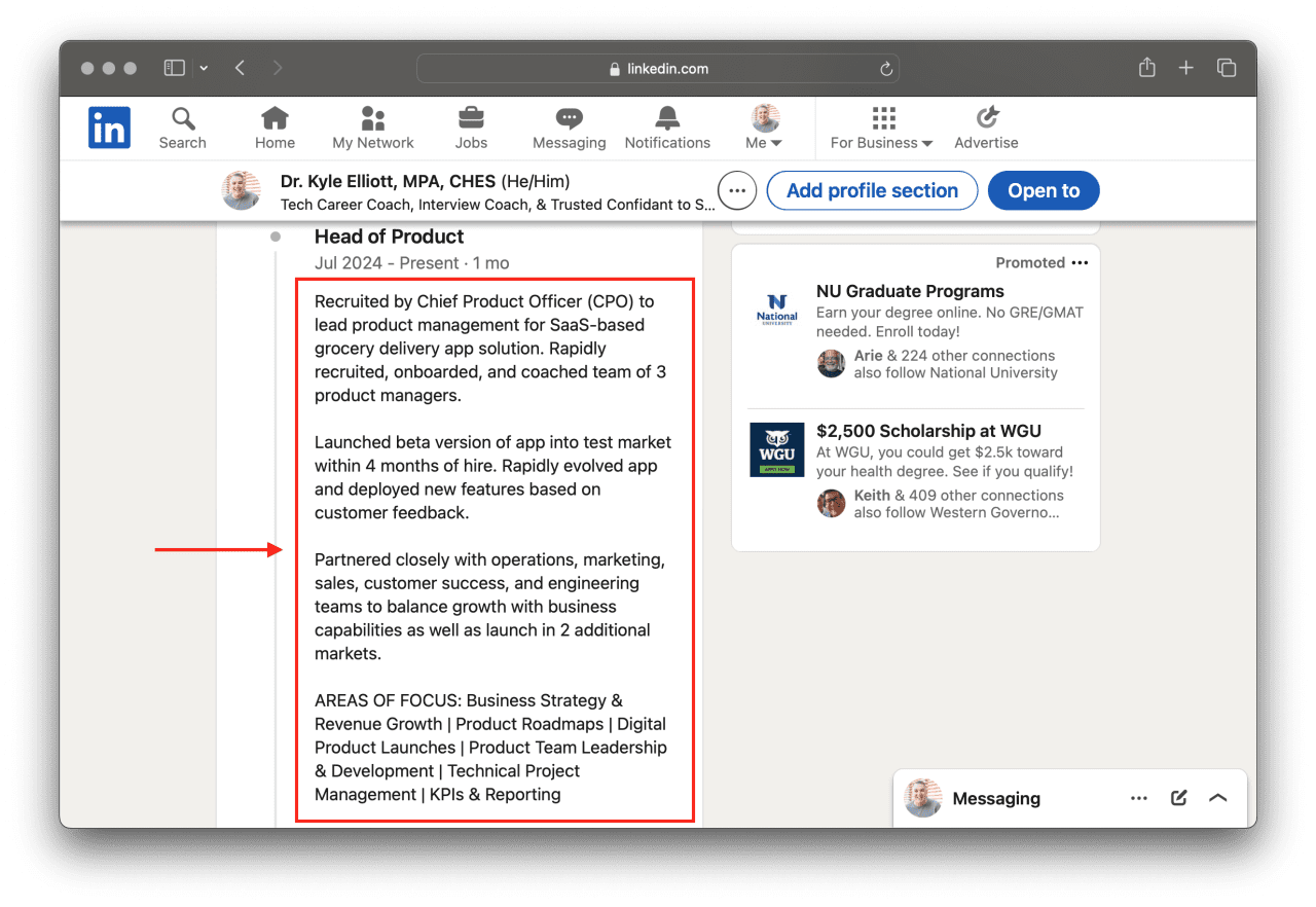 How To Write Your Linkedin Experience Section With Example How To Write Your Linkedin Experience Section With Example