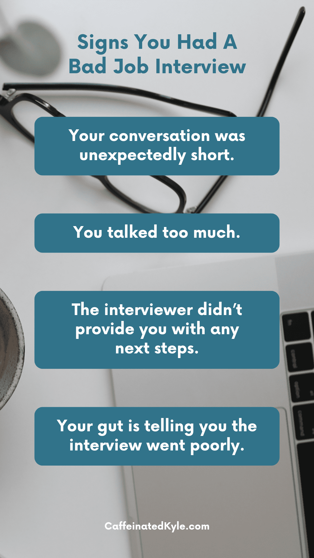4 Signs You Had A Bad Interview (And How To Recover)