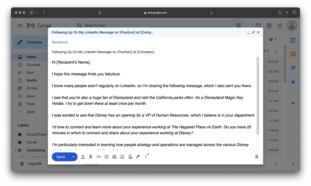 How To Better Cold Message On LinkedIn For A Job (With Examples ...